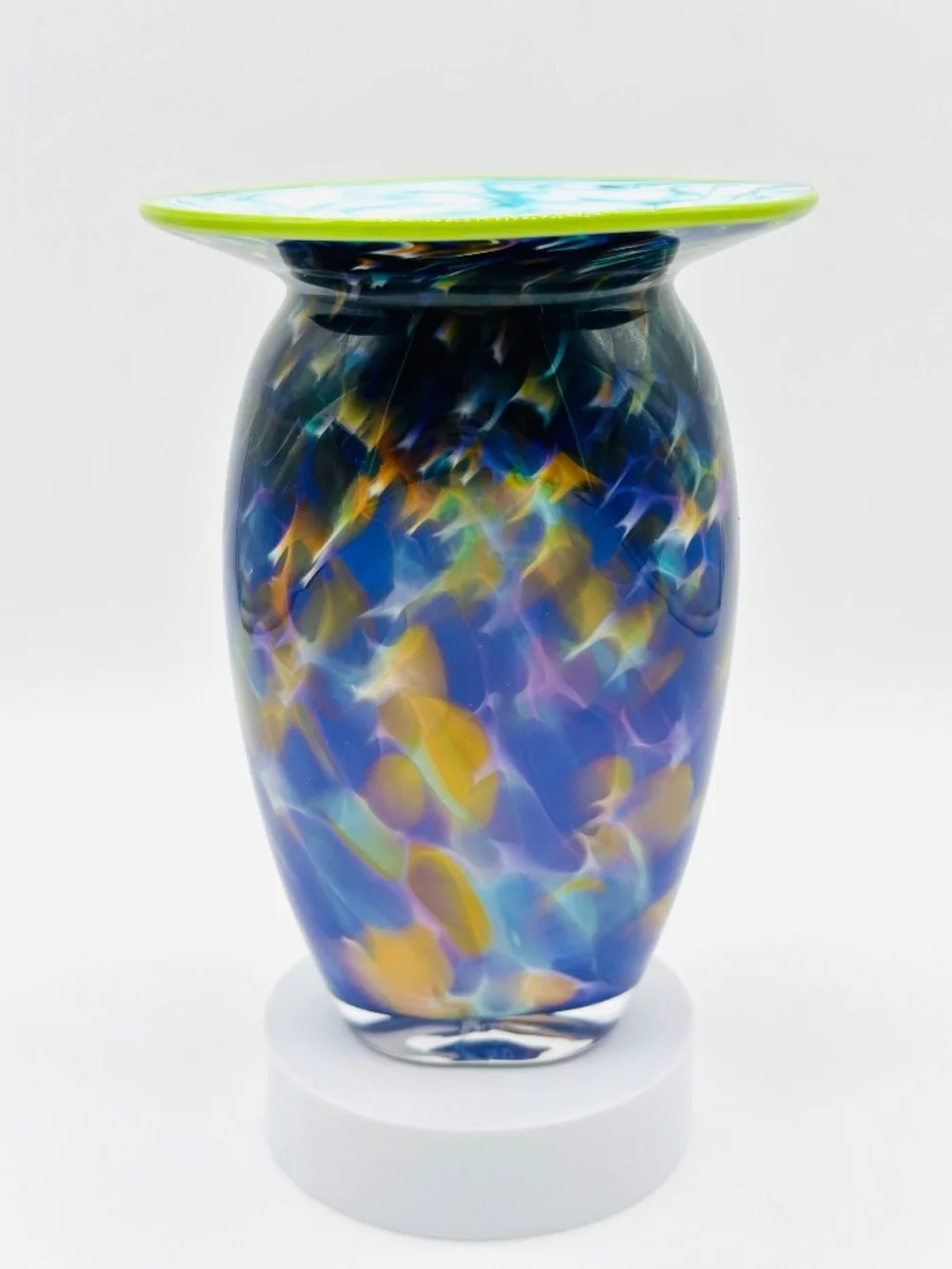 Fire Island Studio Art Glass Vase Matthew LaBarbera Teresa Ueltschey 2000 Signed